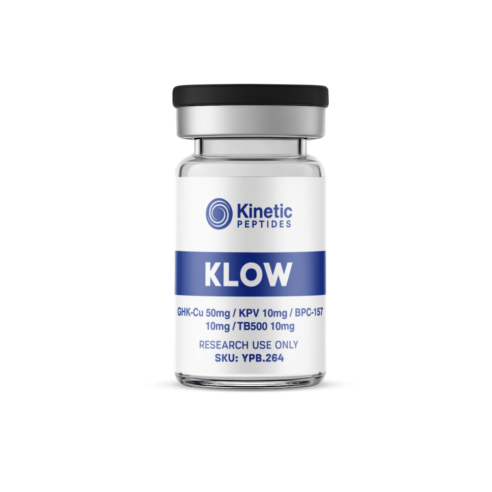 KLOW - GHK-Cu (50mg) / KPV (10mg) / BPC-157 (10mg) / TB500 (10mg)