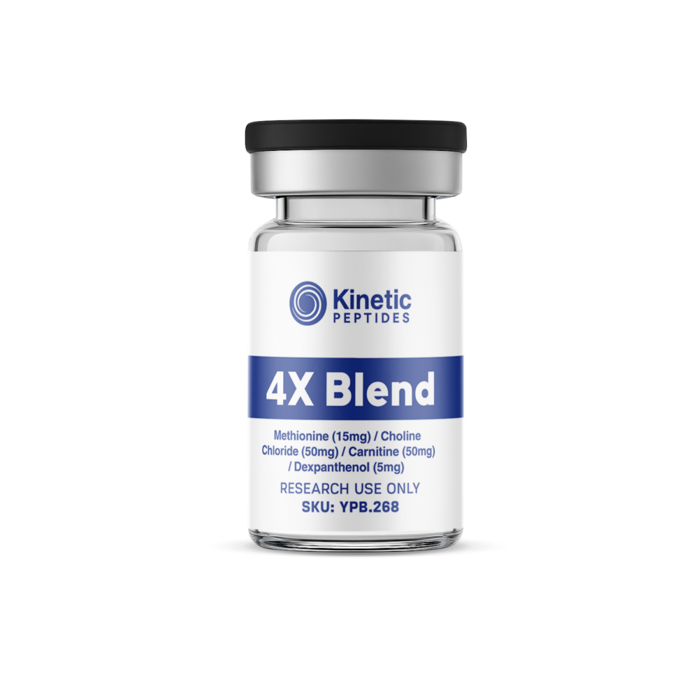 4X Blend Methionine (15mg) / Choline Chloride (50mg) / Carnitine (50mg) / Dexpanthenol (5mg)